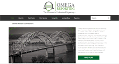 Desktop Screenshot of omegareporting.com